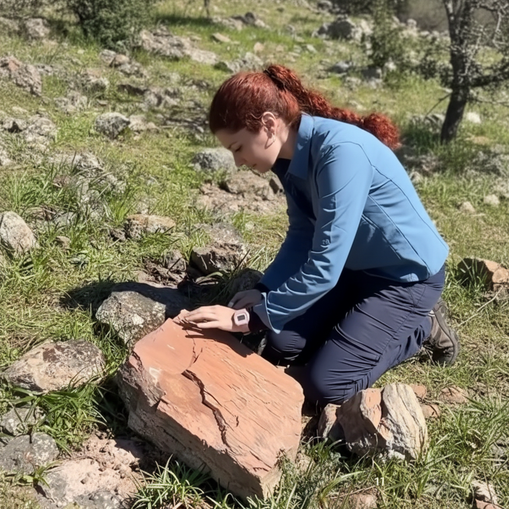Las piedras que guardaban un bosque de hace 100 millones de años Fósiles en Colchagua