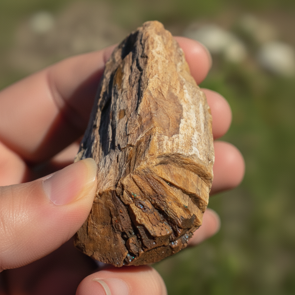 Las piedras que guardaban un bosque de hace 100 millones de años Madera Fósil en Colchagua